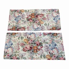 Vintage Rare Pair Of Ralph Lauren Allison Floral King Pillow Cases 40  x 19  