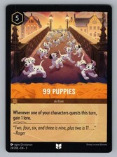 99 PUPPIES 24/204 UC LORCANA NM 3 AGNES CHRISTIANSSON!