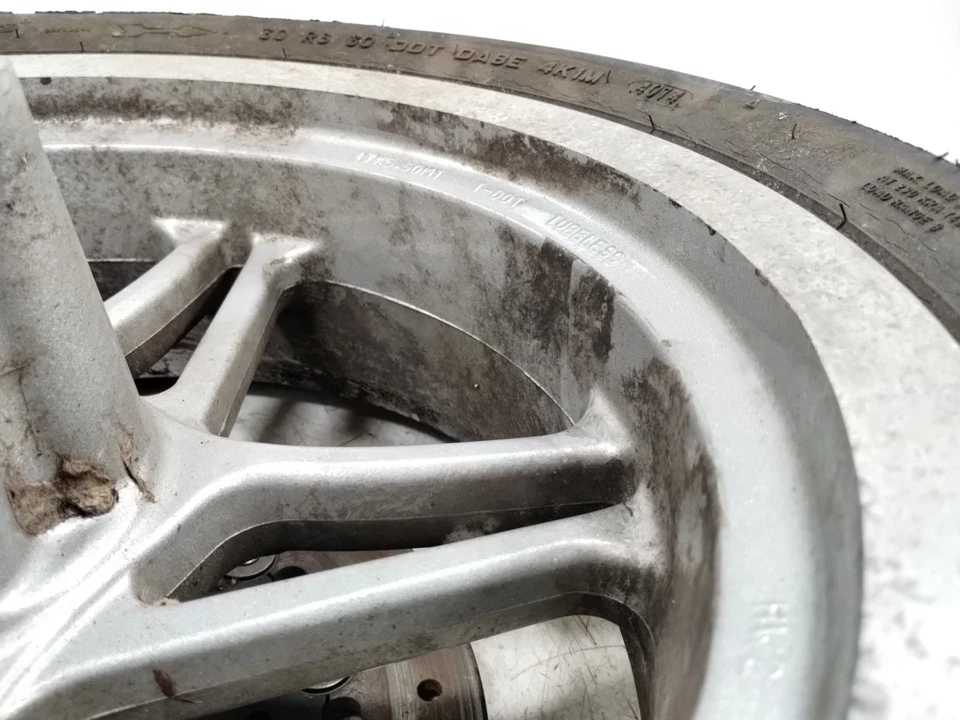 2000 00 Victory V92 SC Rear Wheel Rim STRAIGHT (no tire) 17" X 5.50 - Image 3 of 4