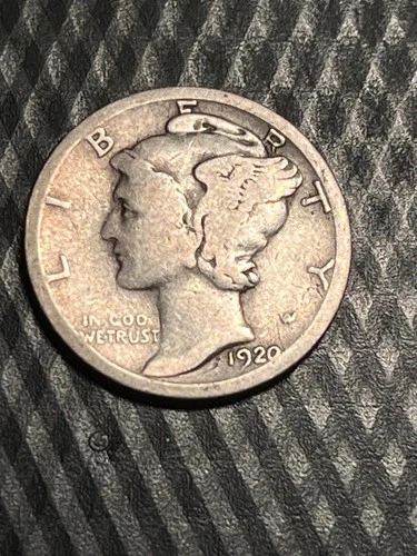 1920-S Mercury Dime in VG++ Condition - Tougher Date - Nice! #K2