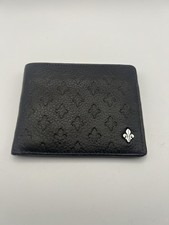 PATRICK COX bi fold wallet folding wallet black leather 