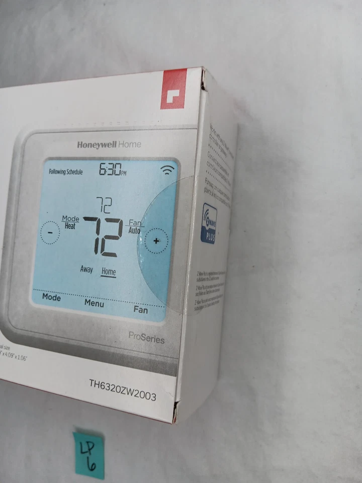 Honeywell *CONTRACTOR BRANDED - see pics* TH6320ZW2003 T6 PRO Z-Wave Thermostat - Image 2 of 4