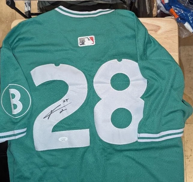 Kristian Campbell  SIGNED BOSTON RED SOX CITY CONNECT JERSEY JSA  COA - Image 3 of 4