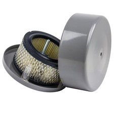 3/4" Inch Air Compressor Intake Filter Silencer Metal Housing Canister USA