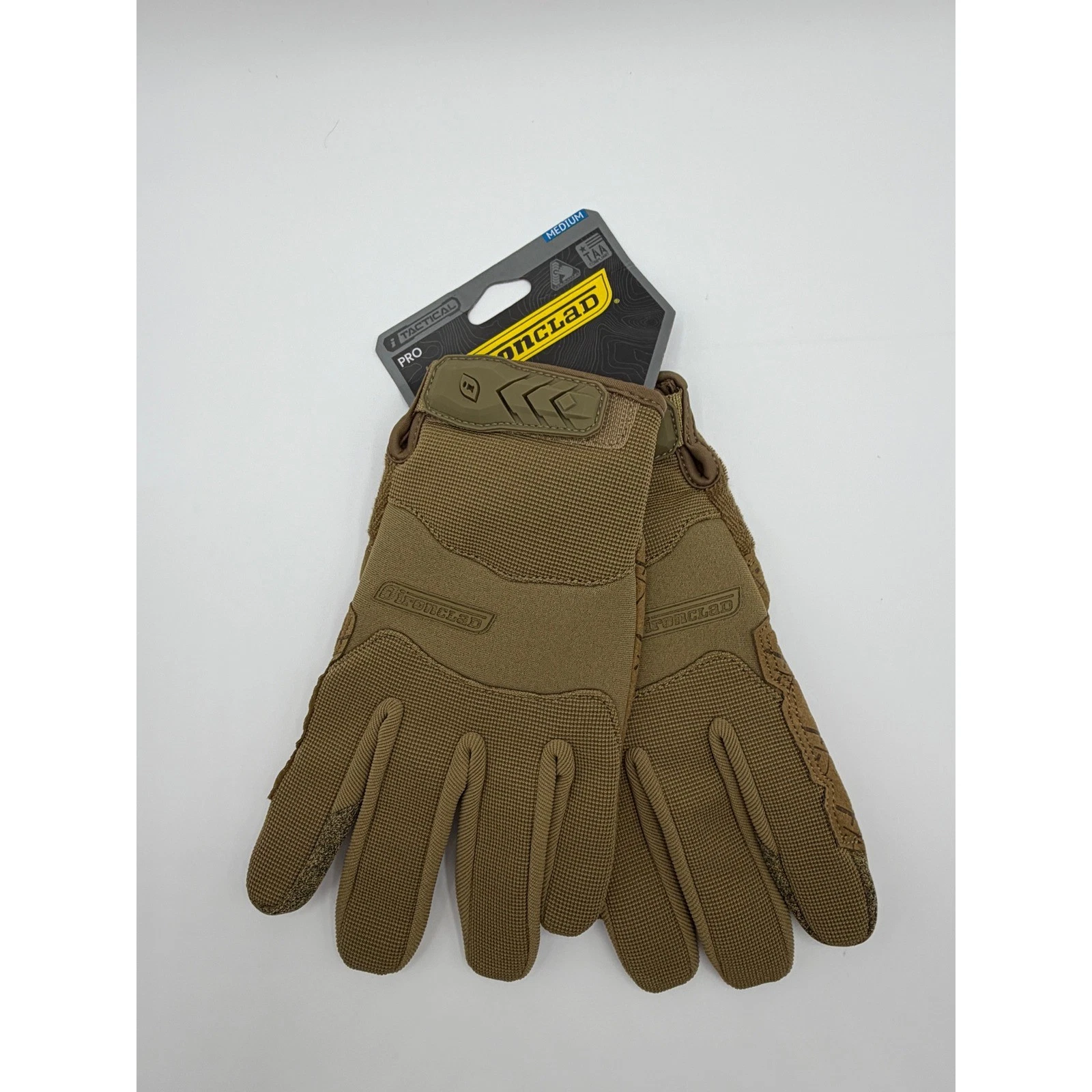 Ironclad Tactical Pro Gloves Mens Medium Brown EXOT-PCOY-03-M Touchscreen NEW