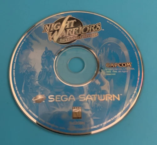 Night Warriors: Darkstalkers' Revenge (Sega Saturn, 1996) Disc only