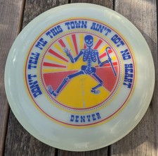 DENVER SHAKEDOWN Poster Art Frisbee 175gm glow / grateful dead