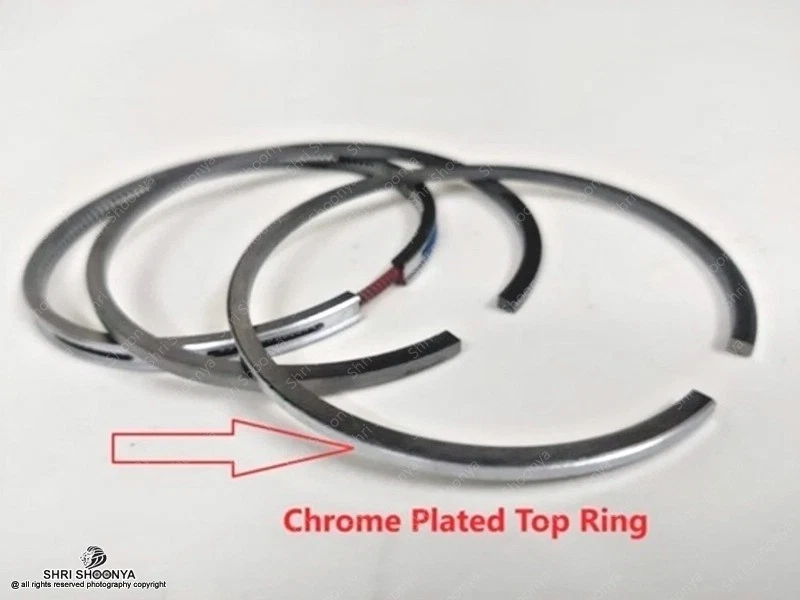 Pistones/4+Anillos para Jeep Willys 134 L y F 1941-1973 -cabeza-tamaño estándar Foto 2 de 4