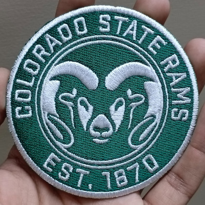 Colorado State Rams NCAA Team Logo Iron On Patch - Sew Patch - Embroidered Patch