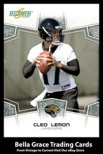 2008 Score Cleo Lemon #147 Jacksonville Jaguars NFL Football