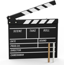 Movie Film Clapboard Hollywood Wooden-Clapper Board Directors Photography Studio