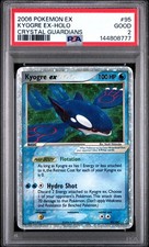 SWIRL PSA 2 2006 Pokemon Crystal Guardians Kyogre EX Holo Foil Rare 95/100 on eBay