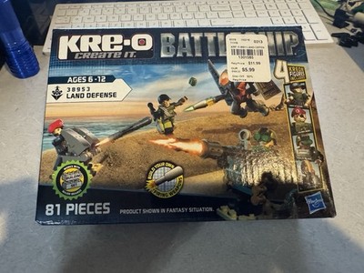 Kre-o Battleship Land Defense Battle Pack 38953, 81 Pieces.