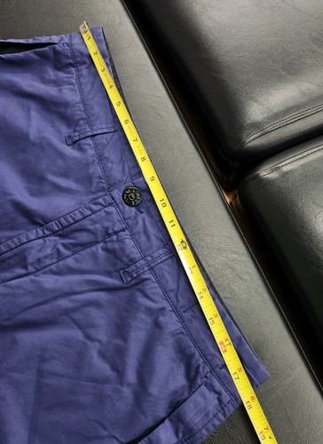 Pantaloncini cargo stile bermuda Stone Island NUOVI blu navy 10" uomo taglia 34 - Foto 10 di 12