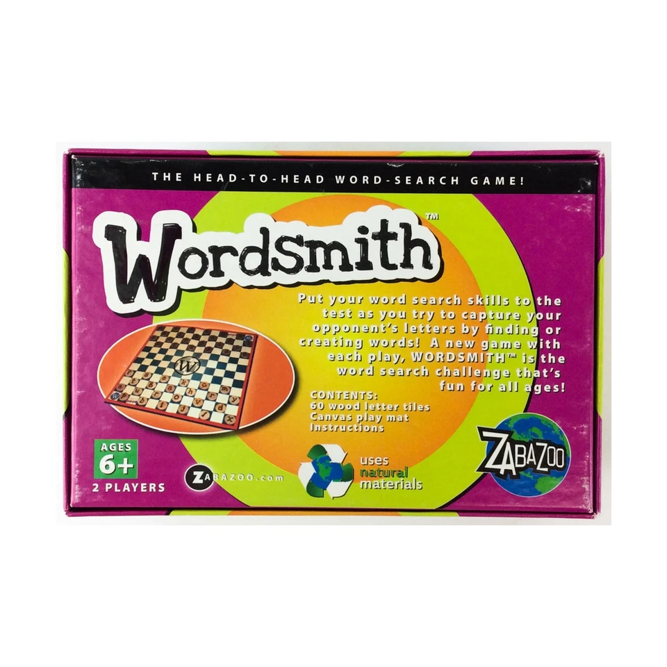 Zabazoo Board Game Wordsmith Box VG/EX - Image 2 of 2