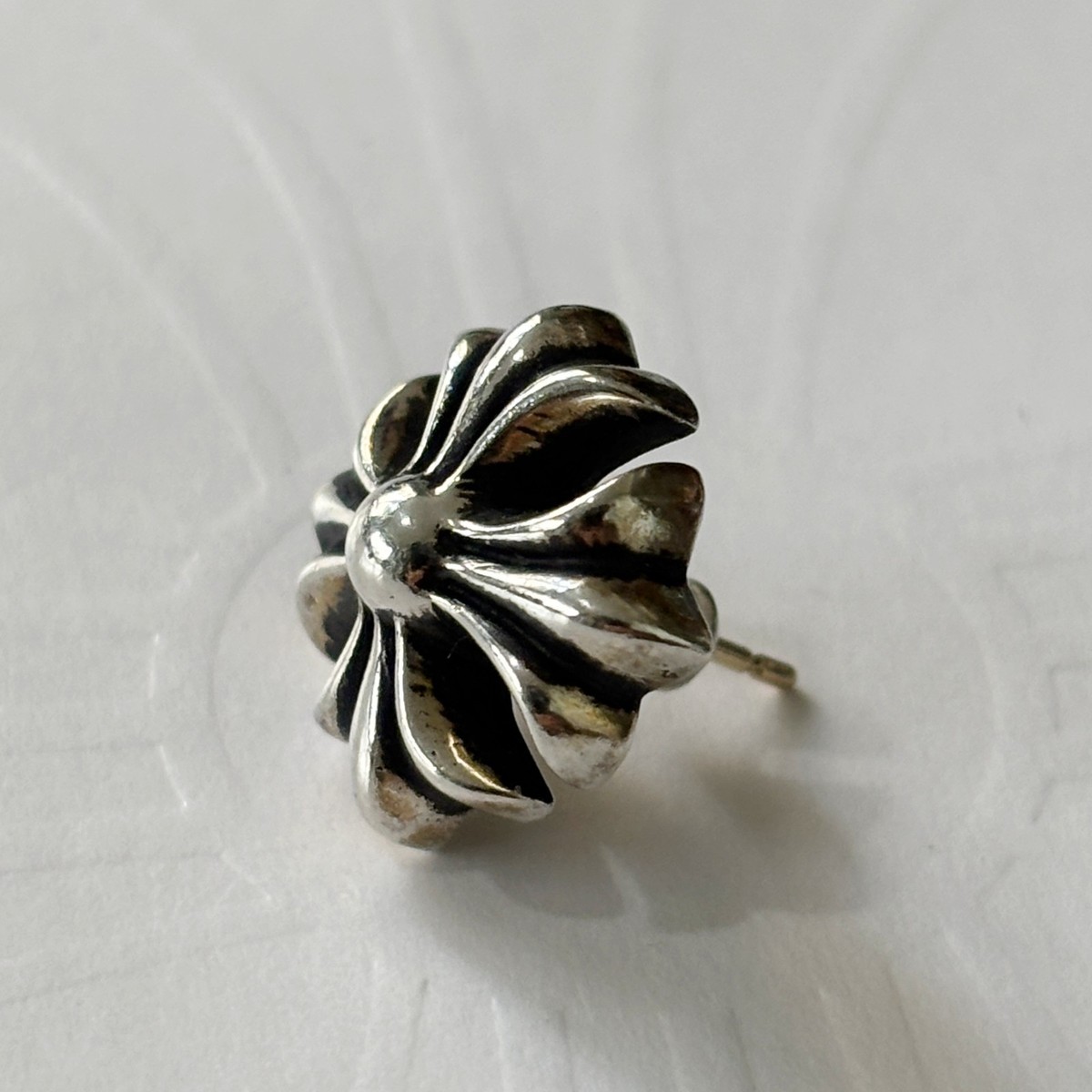 アクセサリー Chrome Hearts CH Plus Stud pierced Chrome Hearts CH Plus Stud Earring In Hand【Just 1 earing only