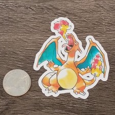 Kanto Region Starters Stickers - You Choose - Vinyl, Waterproof - Original Art