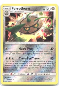 Ferrothorn 103/181 Team Up Reverse Holo Rare