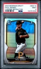 144781698 Paul Skenes 2023 Bowman Draft #BDC-14 Refractor Chrome 1st RC PSA 9
