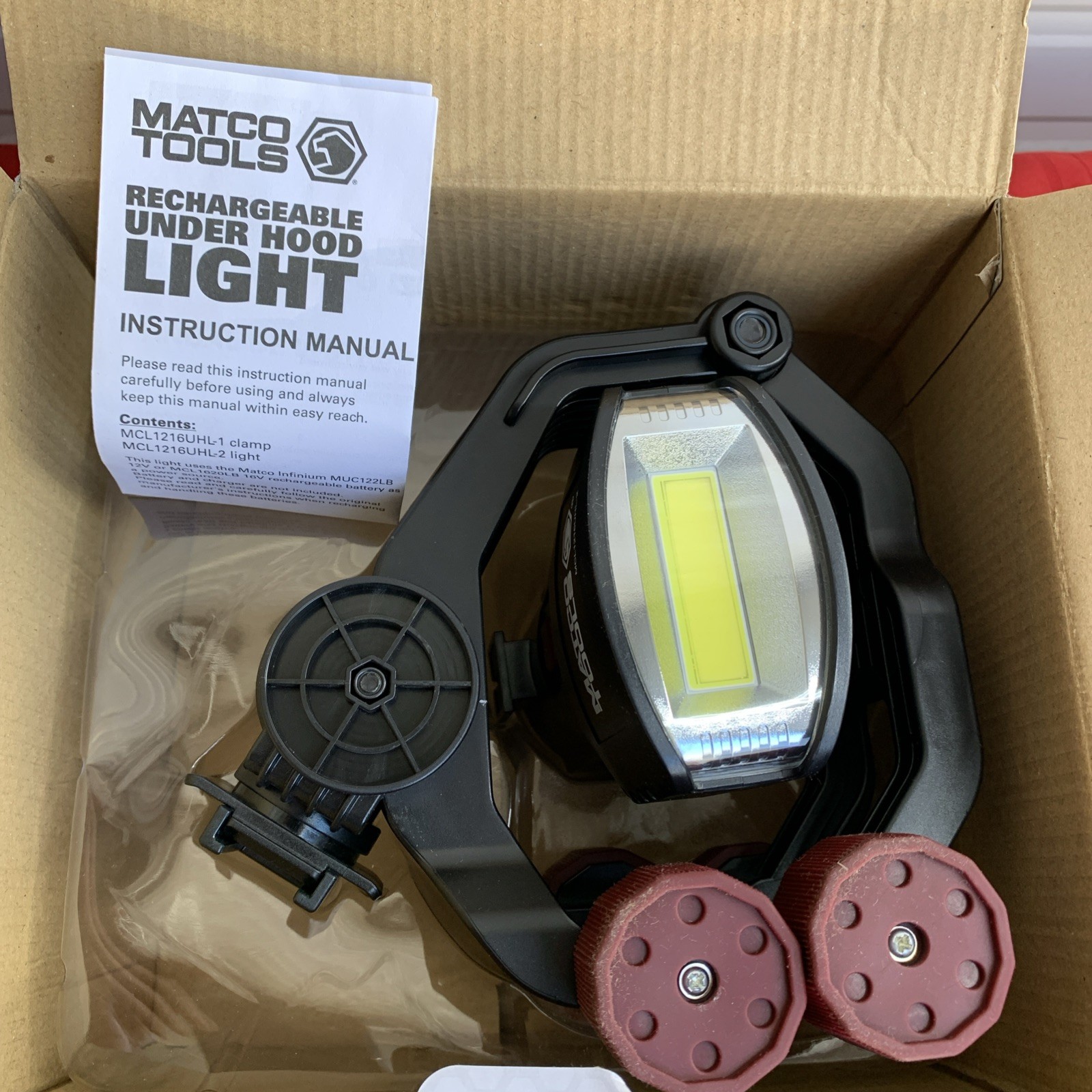 Matco Tools 12V & 16V CORDLESS INFINIUM™ RECHARGEABLE UNDER HOOD LIGHT-1k Lumens