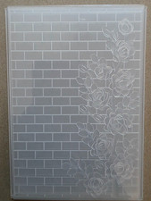 Brick wall background 3D Embossing Folders, Textured Embossed, transparent