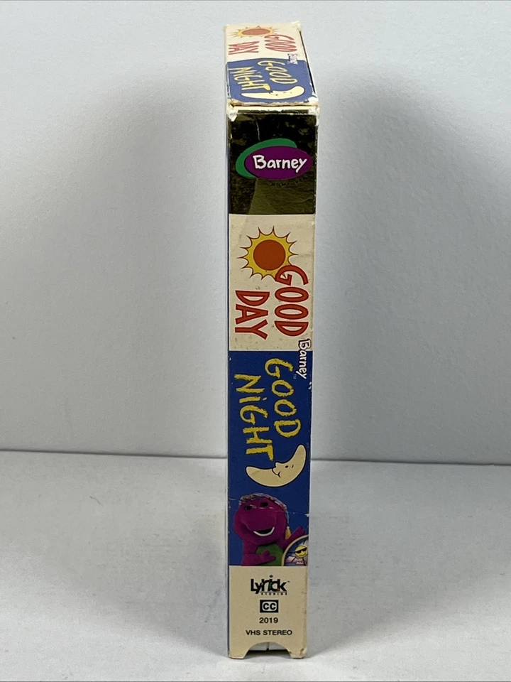 Barney The Dinosaur Good Day Good Night VHS Tape - TESTED - Image 3 of 4