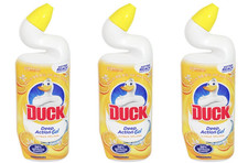 Duck Deep Action Gel Toilet Cleaner Citrus 750ml - Pack of 3 4.36 per litre