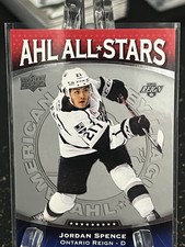 Jordan Spence       2022-23 Upper Deck AHL Hockey     AS-3     AHL ALL-STARS