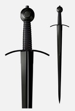 Replica Spada da Armatura Stile Acciaio Freddo | Lama Medievale in Acciaio al Carbonio 1090 con Crosta