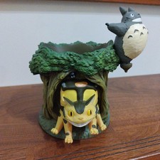 Ghibli Figure Rare Item My Neighbor Totoro Cat Bus Planter Cover Case