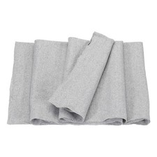 47" Elastic Cuffs Ribbed Trims Cotton Fabric Knit Rib, 20" Grey