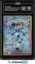 Pokemon 2025 Glaceon ex 150/131 Tera SIR Prismatic Evolutions GEM MINT TAG 10