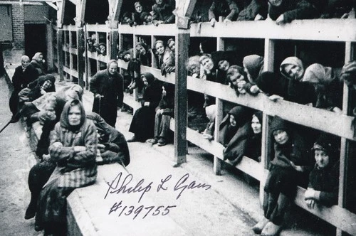 Philip Gans Signed Autographed 4x6 Photo Auschwitz Holocaust Survivor WW2