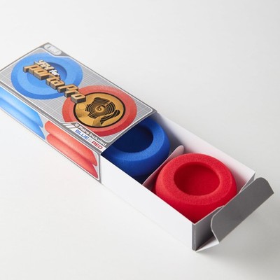 Ohrpolster für Koss PortaPro, 2 Paar, Blau + Rot