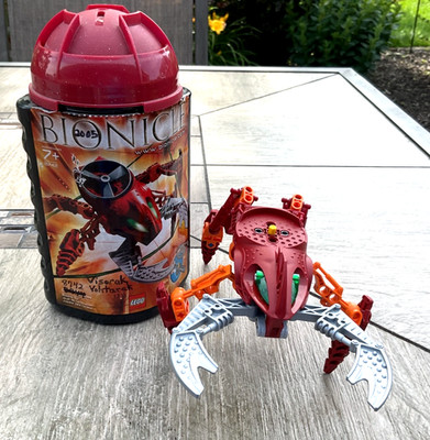 2005 Lego Bionicle 8742 Visorak Vohtarak Complete with Container