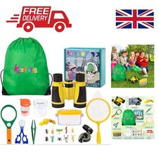 Kids Adventure Kit: 22-Piece Outdoor Exploration Set with Telescope & Compass