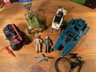Vintage Hasbro GI Joe 80s Short Fuze V1 & Gyro Viper With Vehicle Lot Parts