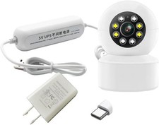 5V Mini UPS IP Camera W/ UL Charger USB Charging 5V 2Amp Compact Backup 1500mah