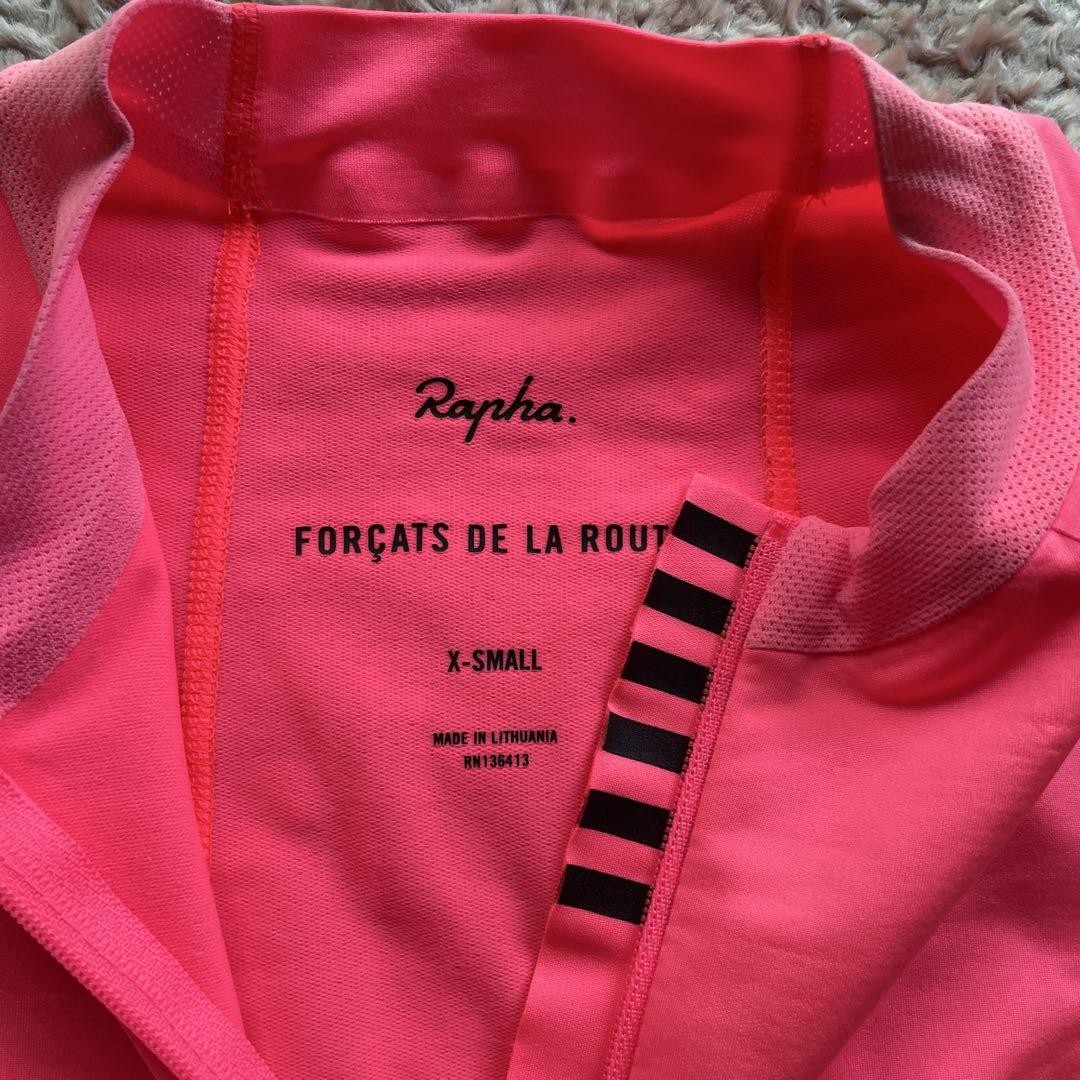 Rapha PROTEAM ビブタイツ Lサイズ ピンク/ブラック Rapha PROTEAM ビブタイツ Lサイズ ピンク/ブラック Rapha プロ