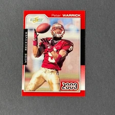 2000 SCORE ROOKIE Card # 277 Peter Warrick