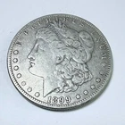 1899-O Morgan Silver Dollar $1 90% Silver Very Fine Condition Free Ship #9169