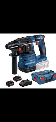 Bosch GBH 18V-22 Akku-Bohrhammer + 2x 4,0Ah Akku + Ladeg. + L-BOXX, 0611924002