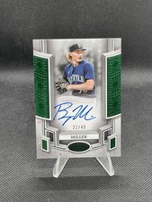 2024 Topps Tier One Breakout Autographs Bryce Miller Green Foil /49 🔥