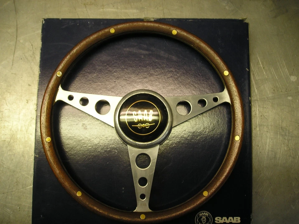 SAAB Holzlenkrad Sonett / 95 / 96 - Bild 2 von 4