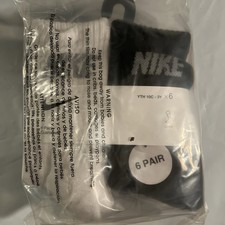 NIKE Boys Socks Crew School Kids 6 Pair Size 10C-3Y Multi Color NEW