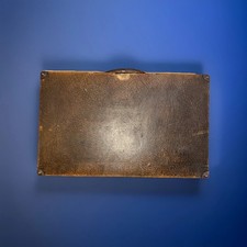 Antique Jacobus Uebel German Clarinet Wood Case Vintage Instrument Storage Find