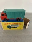Lesney Matchbox Series No 44 Red Green Diecast GMC Truck 1:64 with Box