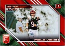 2023 Donruss Elite #FV-8 Joe Burrow Field Vision Green