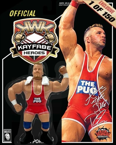*Pre-Order* KWK Kayfabe Heroes Black Card ALEX “the PUG” POURTEAU 1 of 150 - product listing photo