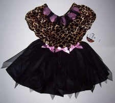 VTG NWT CHILDREN'S PLACE LEOPARD KITTY PRINCESS COSTUME 2-3 CAT HALLOWEEN DRESS